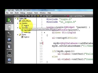 free qt c gui tutorial 8 login form using sqlite in qt application part 1 hd