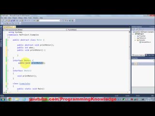 free c tutorial for beginners 26 abstract class versus interface in c hd