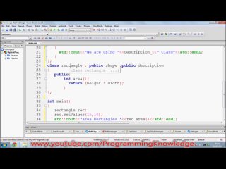 free c tutorial for beginners 33 c multiple inheritance hd