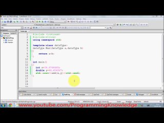 free c tutorial for beginners 39 c function templates with multiple parameters hd