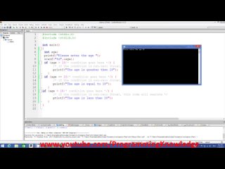 free c programming for beginners 7 if statements in c hd