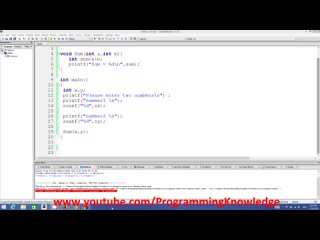 free c programming for beginners 16 return values in functions hd