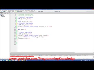 free c programming for beginners 17 scope rules in c hd