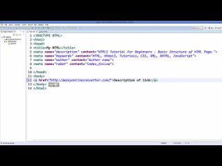 free html5 tutorial for beginners 7 html link tag hd