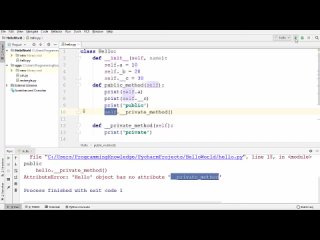 free python tutorial for beginners 28 private methods in python hd