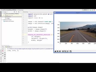 free opencv python tutorial for beginners 31 road lane line detection with opencv part 1 hd
