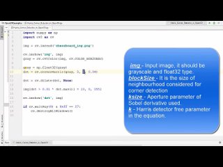free opencv python tutorial for beginners 37 detect corners with harris corner detector in opencv hd