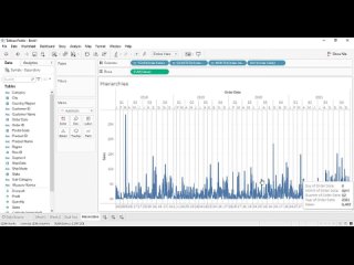 free tableau tutorial for beginners 12 working with inbuilt hierarchies and multiple axis in tableau hd