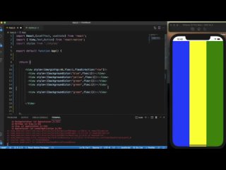 free react native tutorial 19 react native flex layout with flexbox hd