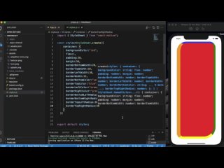 free react native tutorial 35 view style props react native hd