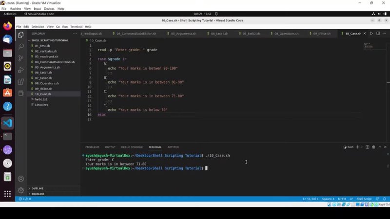 free how to use case statements in bash scripts shell scripting tutorial for beginners hd