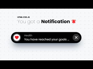 free как создать красивое уведомление для сайта используя html css и js hd