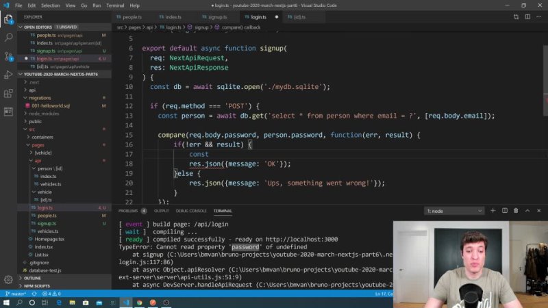 free next js tutorial part 6 authentication for api routes using jwt and bcrypt hd