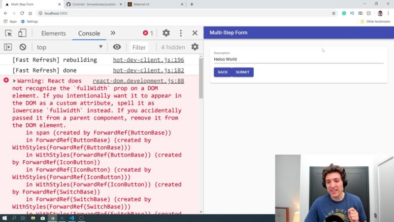 free react multi step form tutorial using formik yup and material ui hd