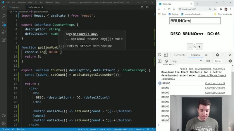free usestate react hooks react js tutorial 5 hd