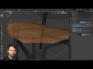 free blender beginner modeling chair tutorial part 8 texture mapping hd