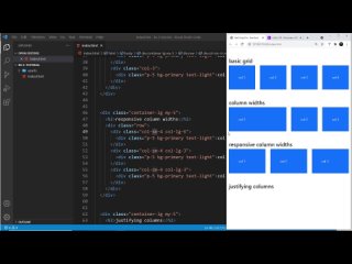 free bootstrap 5 crash course tutorial 7 grid layout part 1 hd