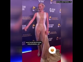 free почему анастасия волочкова на красной дорожке стоя а не на шпагате hd