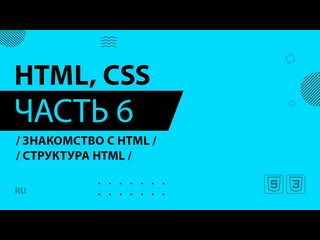 free html css 006 знакомство с html структура html hd