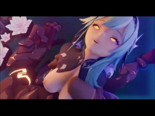 free в ли ю э эола присела на огромный хуй хиличурла hd