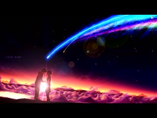 free мицуха и таки на закате под звездами из аниме твое имя живые обои для wallpaper engine hd