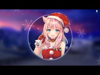 free аниме девушка в костюме санты с мешком подарков живые обои для wallpaper engine hd
