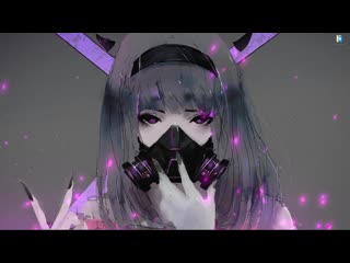 free аниме девушка с рожками в респираторе живые обои для wallpaper engine hd