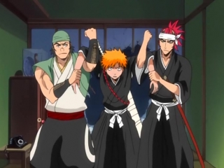 free bleach 78 серия шокирующее открытие готэй 13 истина похороненная в истории hd