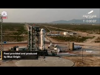 free американский миллиардер джефф безос отправился в космос на своём суборбитальном корабле new shepard hd