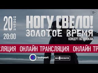 free ногу свело концерт по заякам золотое время онлаин трансляция hd