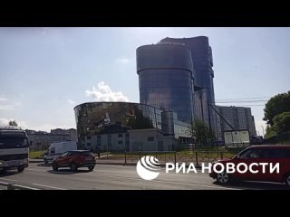 free силовики оцепили здание ч вагнер центра на золотой улице в петербурге передает корреспондент риа новости hd
