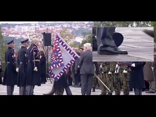 free на праздничной церемонии в праге где вчера отмечался день образования государства президент страны петр павел взяв hd
