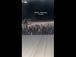 free протестующие вновь прорвались на взлётную полосу огромная толпа идет по взлетной полосе аэропорта махачкалы на фоне hd