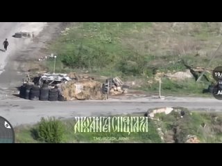 free херсонское направление блокпост всу на перекрёстке с осадками в виде fpv архангел спецназа hd
