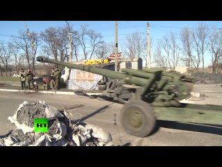 free ополченцы начали полномасштабный отвод тяжелого вооружения hd