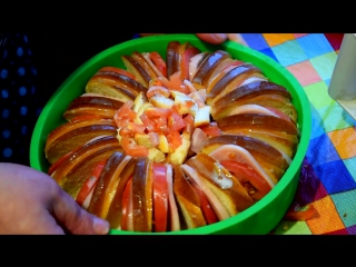 free ветчина запечёная с помидовами и белым хлебом от тёщи ham baked with tomatoes and white bread from the mother in law hd