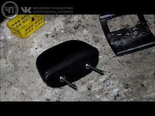 free иномарка врезалась в столб на 1 м котляковском переулке водитель скрылся 15 12 12 hd