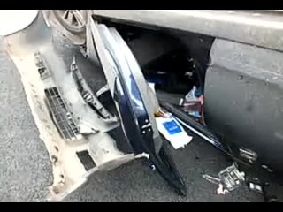 free honda перевернулась после столкновения на липецкой улице в москве hd