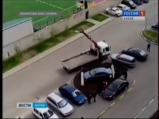 free барнаульцы проучили соседку которая нагло парковалась hd