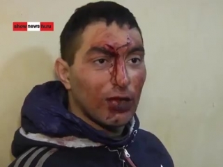 free чурбан нанюхался и избил людей в баре потом охрану бара которая пыталась его скрутить hd