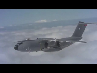 free airbus group a400m тяжелый транспортный самолет первого полет перед постаой ввс франции 480p hd