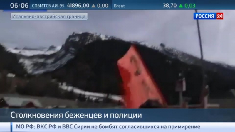 free на границе италии и австрии произошли крупные столкновения беженцев и полиции hd