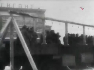 free казнь немцев в ленинграде у кт гигант пл калинина 5 января 1946 hd