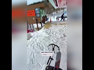 free изобретатель придумал зеркало заднего вида для лыжниковоно расположено на палке и позволяет видеть нет ли сзади hd