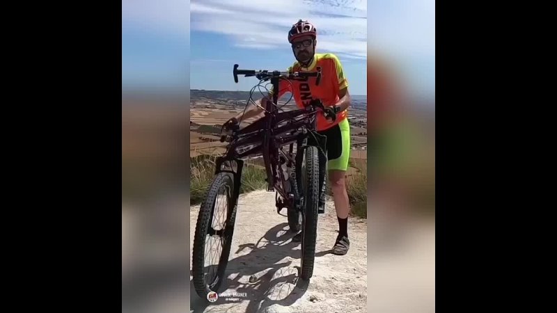 free это сделано не просто такмеханизм велосипеда позволяет подниматься в горах с углом наклона 70 hd
