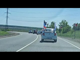 free в донецке прошел автопробег в преддверии великого праздника дня победы его организовали в президентской платформе hd