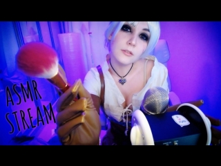 free asmr kittyklaw в образе цири асмр мурашки для ваших ушек стрим от hd