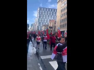 free перед зданием европейского парламента в брюсселе бельгия проходит акция тюрок южного азербайджана под названием марш hd