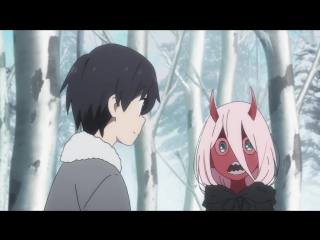 free darling in the franxx любимый во франксе отрывок воспоминания хиро и ноль два мгновения на свободе hd