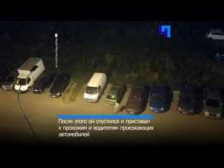 free жители мурино запечатлели на видео ночного эксгибициониста который прыгал по газели hd
